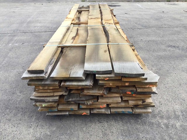 Eiken dakbeschot of verticale beplanking - afbeelding 2 van  8