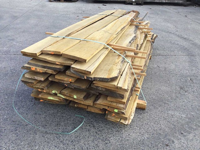 Eiken dakbeschot of verticale beplanking - afbeelding 1 van  8