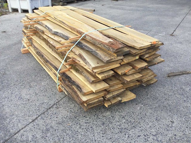 Eiken dakbeschot of verticale beplanking - afbeelding 6 van  8