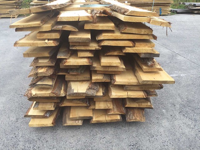 Eiken dakbeschot of verticale beplanking - afbeelding 3 van  7