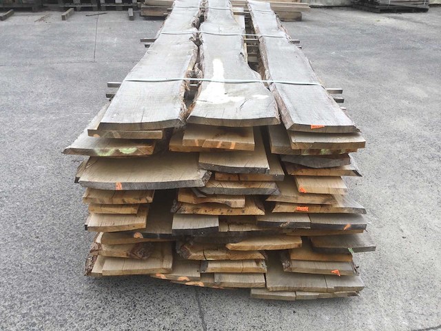 Eiken dakbeschot of verticale beplanking - afbeelding 5 van  7