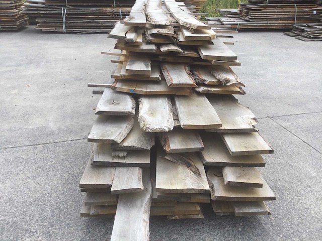 Eiken dakbeschot of verticale beplanking - afbeelding 2 van  9