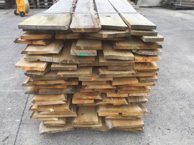 Eiken dakbeschot of verticale beplanking - afbeelding 6 van  9