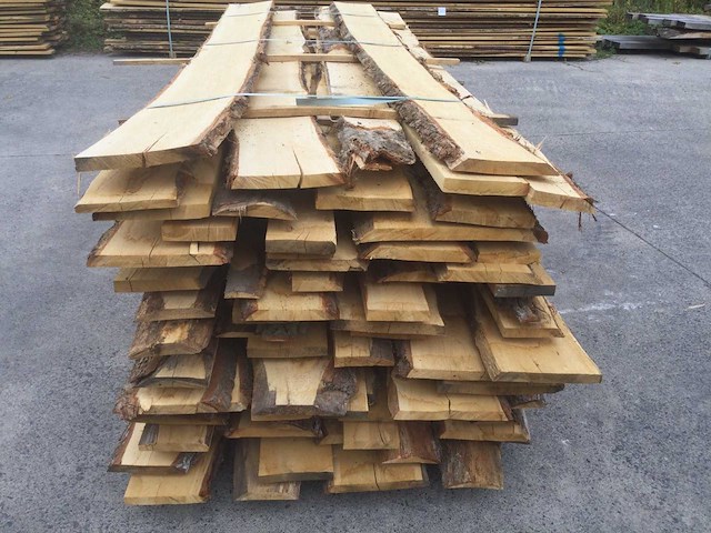 Eiken dakbeschot of verticale beplanking - afbeelding 1 van  7