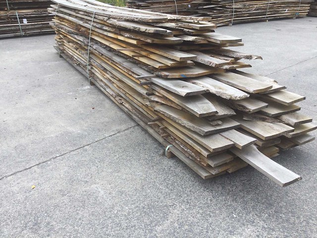 Eiken dakbeschot of verticale beplanking - afbeelding 1 van  9