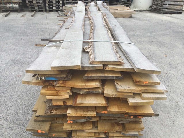 Eiken dakbeschot of verticale beplanking - afbeelding 6 van  9