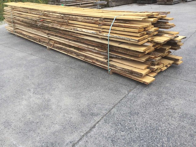 Eiken dakbeschot of verticale beplanking - afbeelding 2 van  8