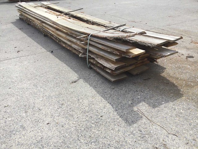 Eiken dakbeschot of verticale beplanking - afbeelding 1 van  8