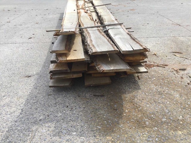 Eiken dakbeschot of verticale beplanking - afbeelding 3 van  8