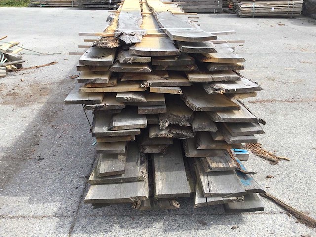 Eiken dakbeschot of verticale beplanking - afbeelding 2 van  7