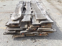 Eiken dakbeschot of verticale beplanking - afbeelding 5 van  7