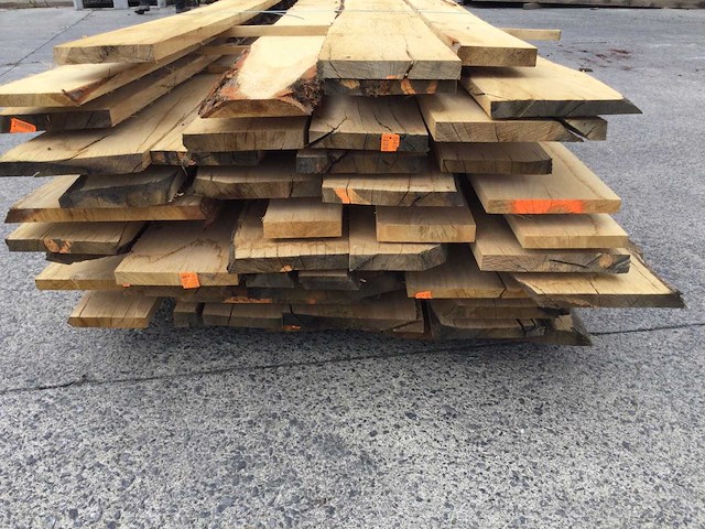 Eiken dakbeschot of verticale beplanking - afbeelding 5 van  7