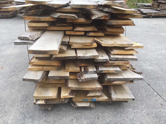 Eiken dakbeschot of verticale beplanking - afbeelding 3 van  9