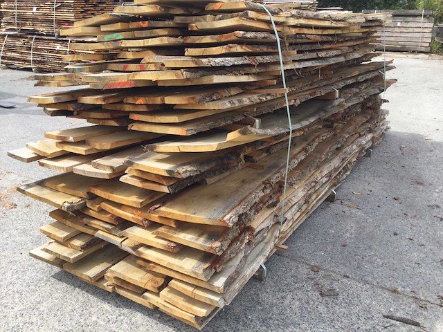 Eiken dakbeschot of verticale beplanking - afbeelding 3 van  4