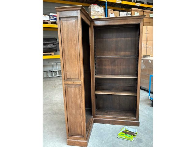 Eiken hoekboekenkast - afbeelding 12 van  26