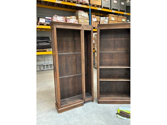 Eiken hoekboekenkast - afbeelding 24 van  26