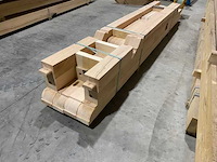 Eiken kap-schuur/poolhouse 3,50 x 2,50