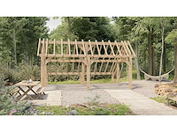 Eiken kap-schuur/poolhouse 4x6 - afbeelding 1 van  19