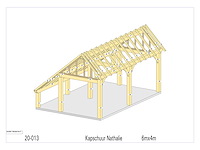 Eiken kap-schuur/poolhouse 4x6 - afbeelding 13 van  19