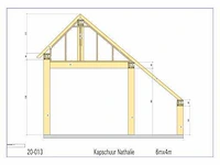 Eiken kap-schuur/poolhouse 4x6 - afbeelding 13 van  18