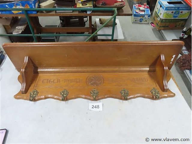 Eiken kapstok - afbeelding 1 van  3