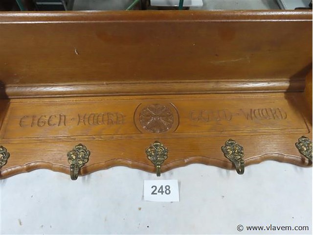 Eiken kapstok - afbeelding 3 van  3