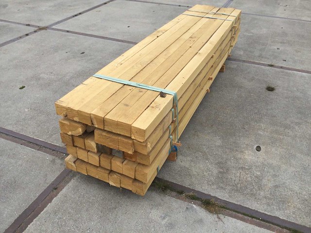 Eiken kepers 65x70x2300 ( 35 ) - afbeelding 5 van  7