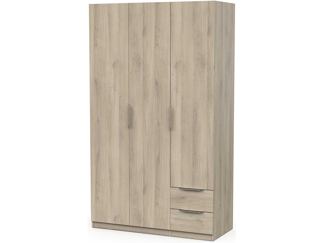 Eiken kledingkast spectre 120cm - afbeelding 2 van  7