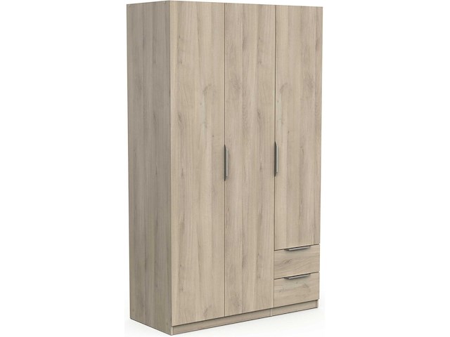 Eiken kledingkast spectre 120cm - afbeelding 3 van  7