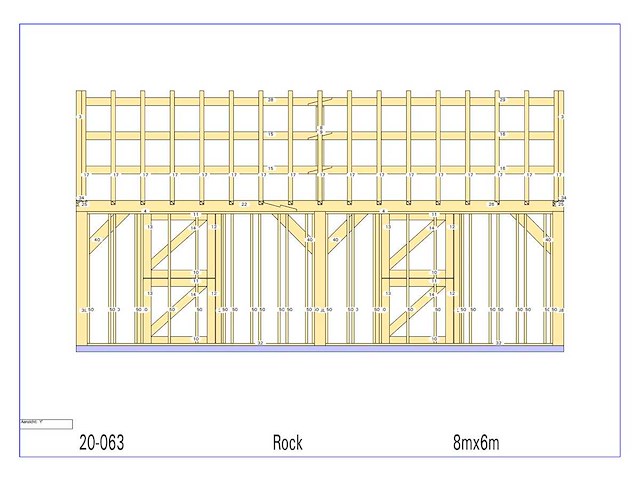 Eiken paardenstal voor 2 paarden - afbeelding 12 van  15