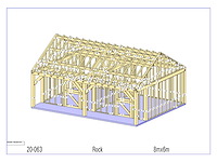 Eiken paardenstal voor 2 paarden - afbeelding 6 van  15
