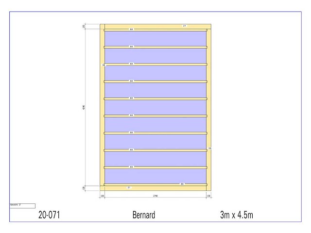 Eiken paviljoen 3 x 4,5 - afbeelding 8 van  11