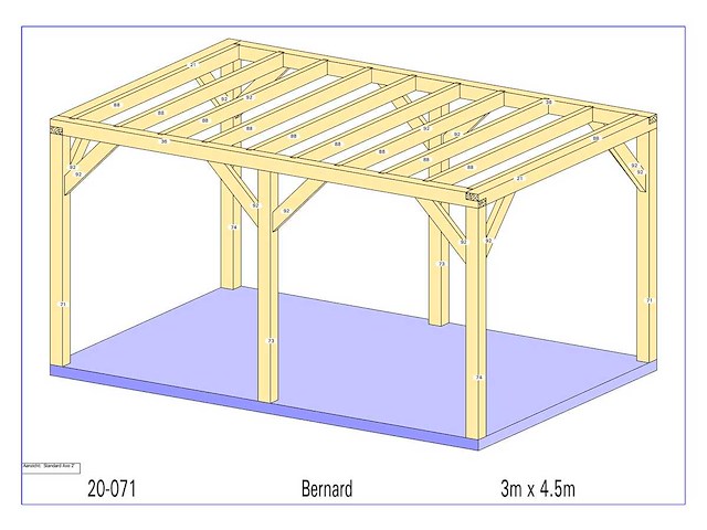 Eiken paviljoen 3 x 4,5 - afbeelding 4 van  11