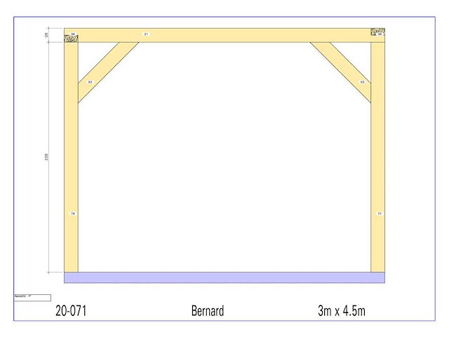 Eiken paviljoen 3 x 4,5 - afbeelding 7 van  11