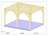 Eiken paviljoen 3,5x4 - afbeelding 5 van  12