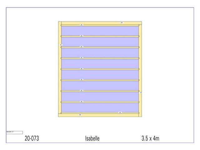 Eiken paviljoen 3,5x4 - afbeelding 10 van  12
