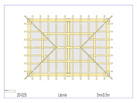 Eiken paviljoen 3,5x5 - afbeelding 7 van  14