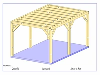 Eiken paviljoen 3x4,50 - afbeelding 5 van  11