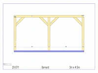 Eiken paviljoen 3x4,50 - afbeelding 6 van  11