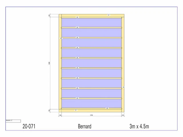 Eiken paviljoen 3x4,50 - afbeelding 8 van  11