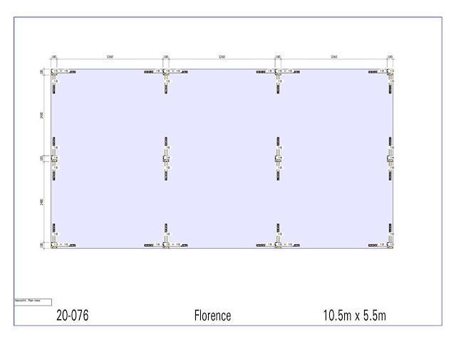 Eiken paviljoen 5,50x10 - afbeelding 3 van  18