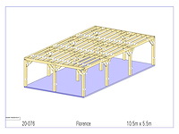 Eiken paviljoen 5,50x10 - afbeelding 10 van  18