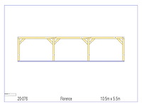 Eiken paviljoen 5,50x10 - afbeelding 17 van  18