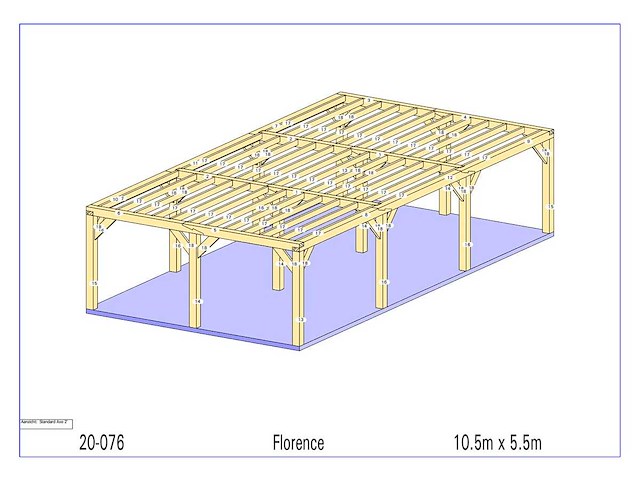 Eiken paviljoen 5,5x10,5 - afbeelding 4 van  11