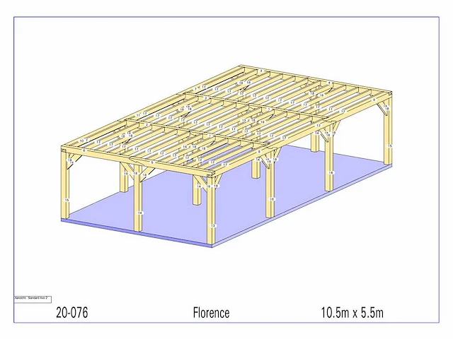 Eiken paviljoen 5,5x10,5 - afbeelding 4 van  11