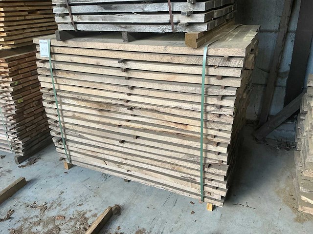 Eiken plank 40 mm (100x) - afbeelding 1 van  5