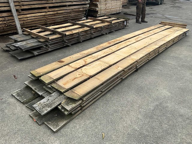 Eiken planken 22 mm 0,418 m3 - afbeelding 2 van  7