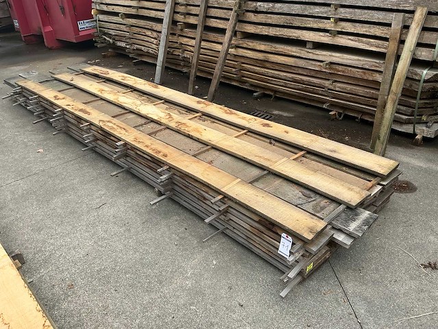 Eiken planken 22 mm 0,486 m3 - afbeelding 1 van  6