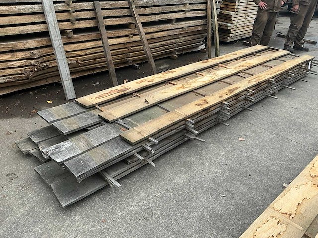 Eiken planken 22 mm 0,486 m3 - afbeelding 2 van  6