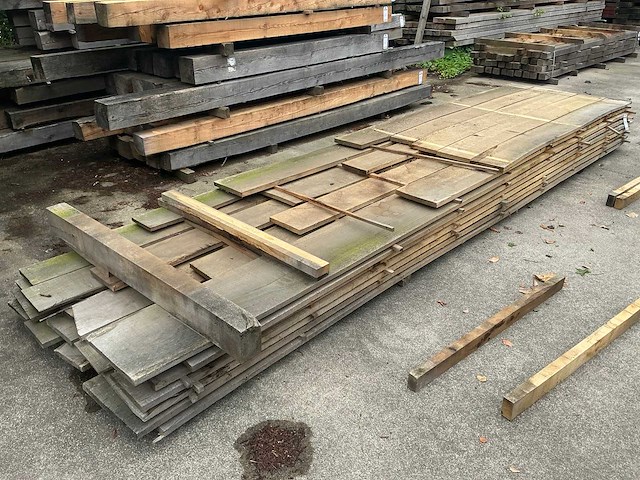Eiken planken 22 mm 0,657 m3 - afbeelding 2 van  6